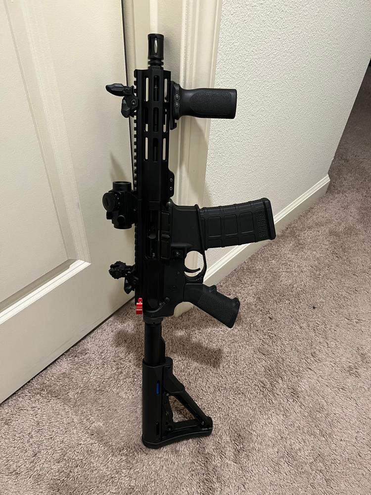 NBS 7.5" Slick Side Billet 5.56 Nitride Pistol M-LOK Upper Assembly - Customer Photo From lawrence ornelas