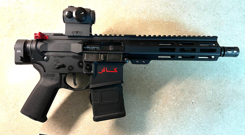 NBS 7.5" Slick Side Billet 5.56 Nitride Pistol M-LOK Upper Assembly - Customer Photo From Doug Bodnovich