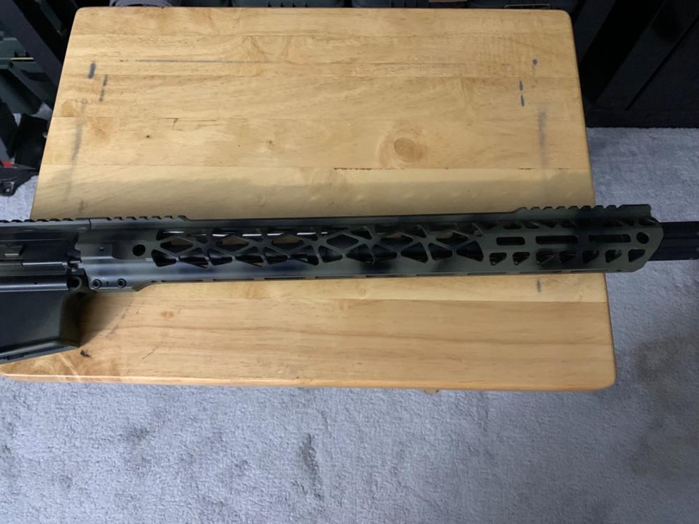 ODIN Works R2 M-LOK Free Float Handguard - 17.5" - Customer Photo From David Brents