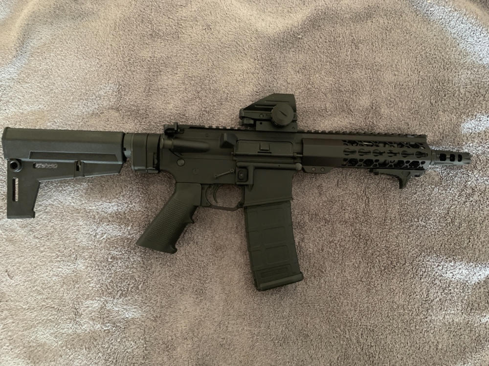 Ballistic Advantage 7.5" 5.56 Pistol Length Nitride Modern Series Barrel - Customer Photo From Carlos Rodriguez