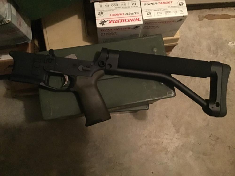 DoubleStar ARFX Skeleton Fixed Stock Assembly - Black - Customer Photo From Tom Jessup