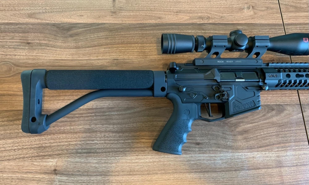 DoubleStar ARFX Skeleton Fixed Stock Assembly - Black - Customer Photo From Randy Johnson