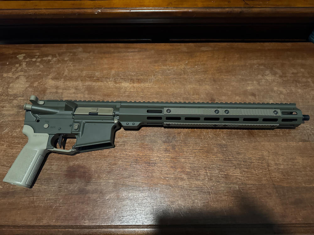 16" 5.56 NATO 1:7 Mid-Length Lightweight Barrel - Black Nitride - Customer Photo From Mark Mohay