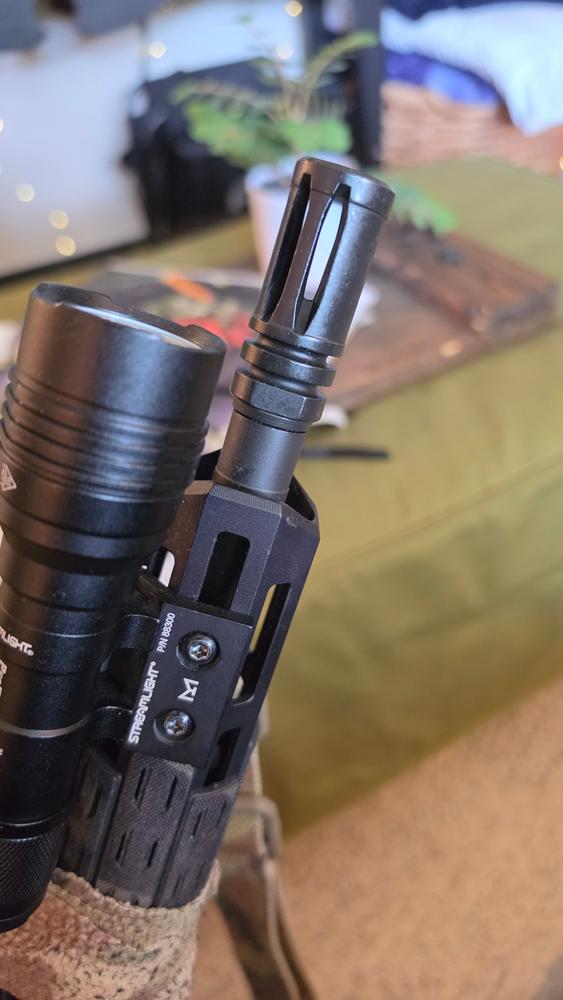 BCM A2X A2 Flash Hider Black Phosphate 4150 Steel with 1/2"-28 tpi Threads for 5.56x45mm NATO M4 Platform & M16 Platform - Customer Photo From David C