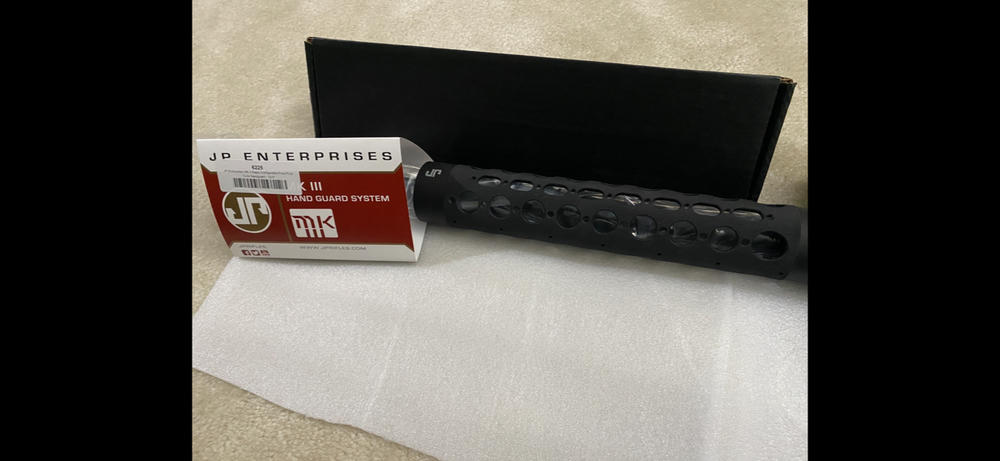 JP Enterprises AR-15 MK 3 Rapid Configuration Free Float Tube Handguard - 12.5" - Customer Photo From KEVIN DABROWSKI