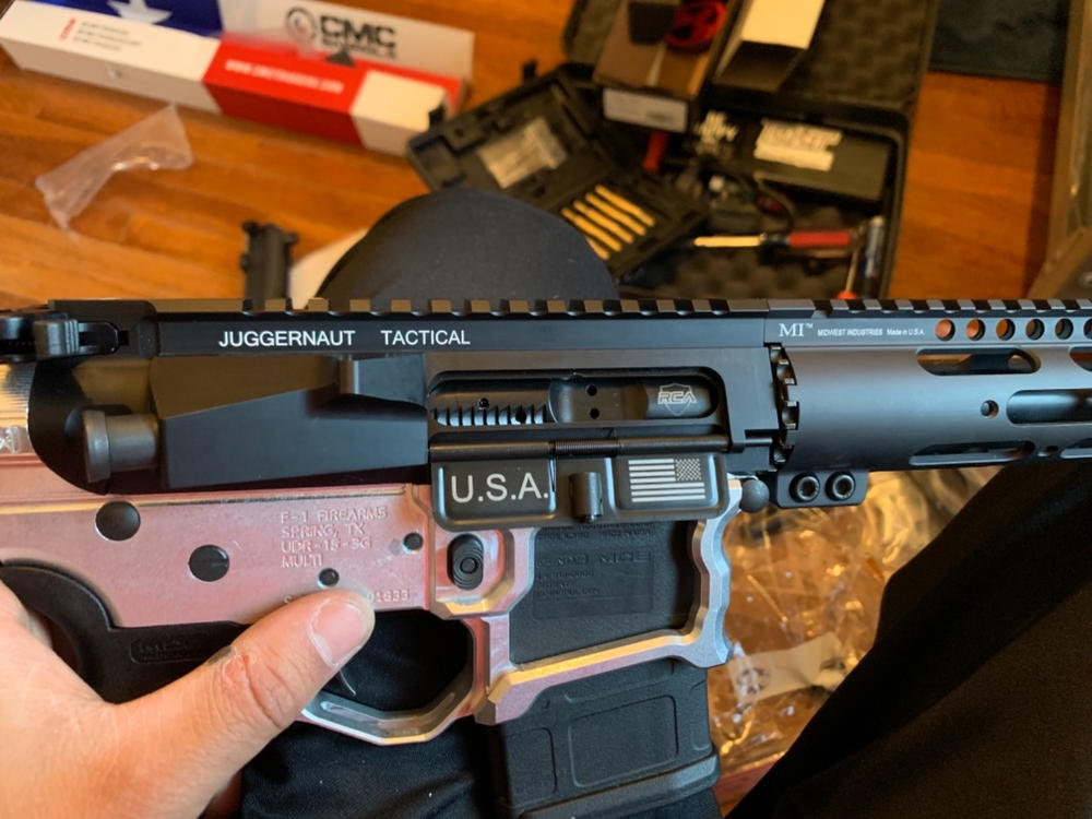 Juggernaut Tactical AR-15 Assembled Billet Upper Receiver - Customer Photo From Jorge Covarrubias