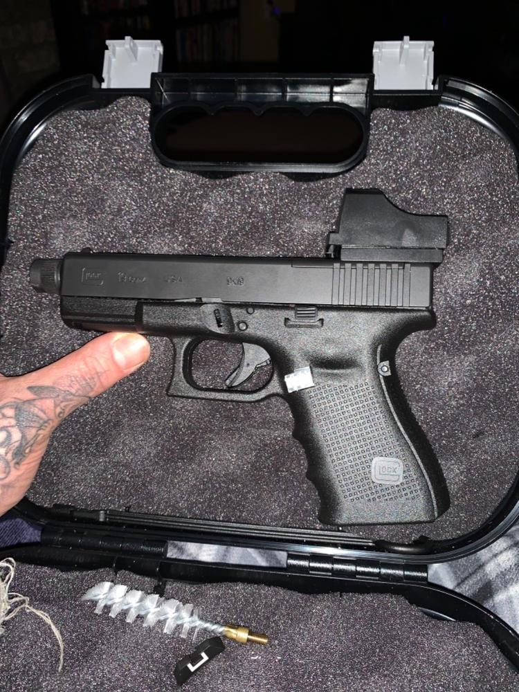 Tyrant Designs Glock GEN4/GEN5 Extended Magazine Release - Aluminum - Customer Photo From Michael Brady