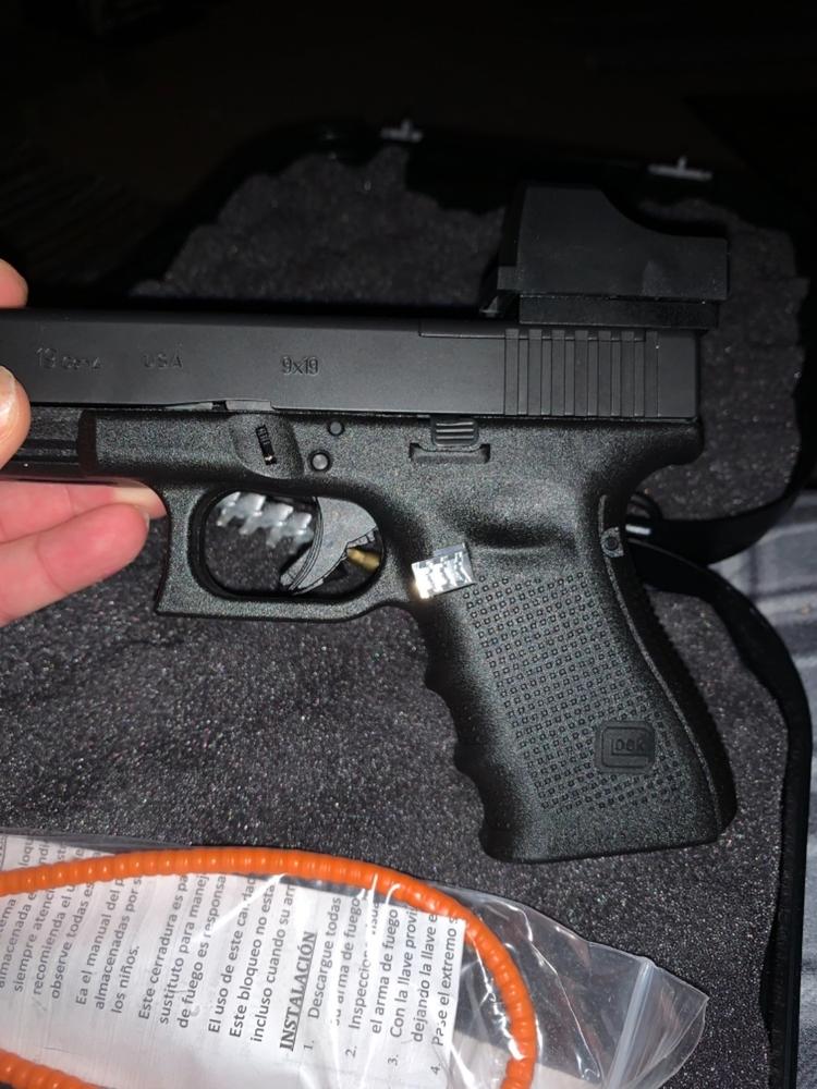 Tyrant Designs Glock GEN4/GEN5 Extended Magazine Release - Aluminum - Customer Photo From Michael Brady