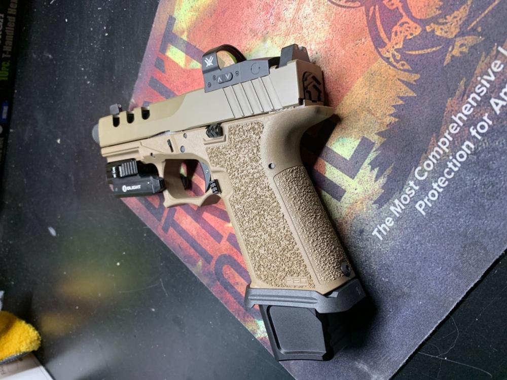 Tyrant Designs Glock GEN4/GEN5 Extended Magazine Release - Aluminum - Customer Photo From TJ Smith