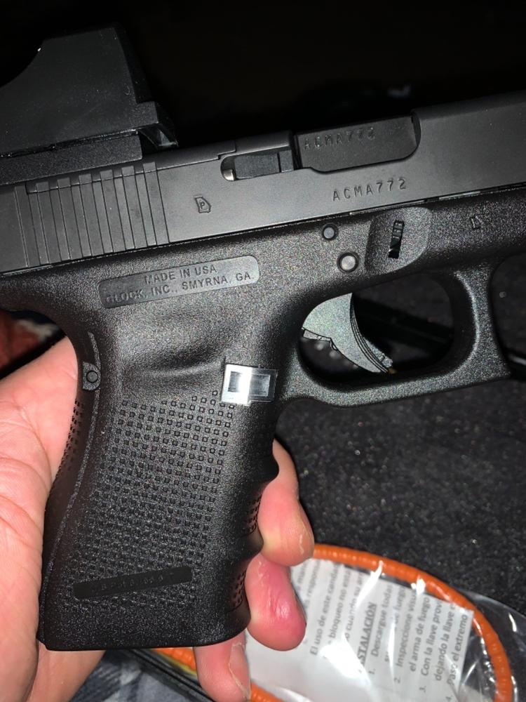 Tyrant Designs Glock GEN4/GEN5 Extended Magazine Release - Aluminum - Customer Photo From Michael Brady