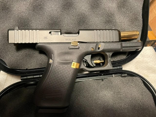 Tyrant Designs Glock GEN4/GEN5 Extended Magazine Release - Gold - Customer Photo From Robert Sherman