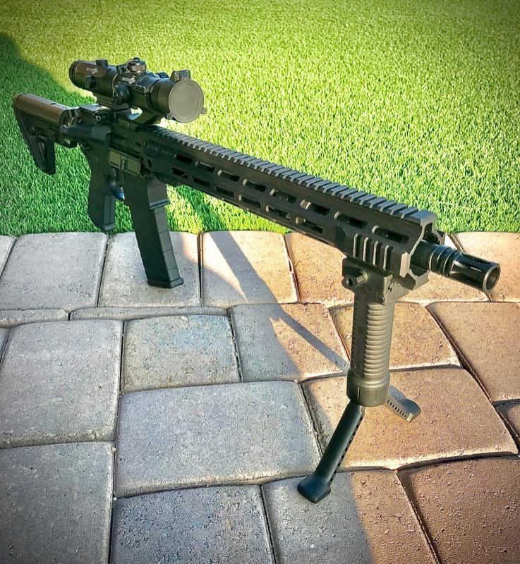 Dirty Bird AR-15 SMRS Handguard – Slim M-LOK Rail System Gen 3 - 15", Black - Customer Photo From Justin Quinn