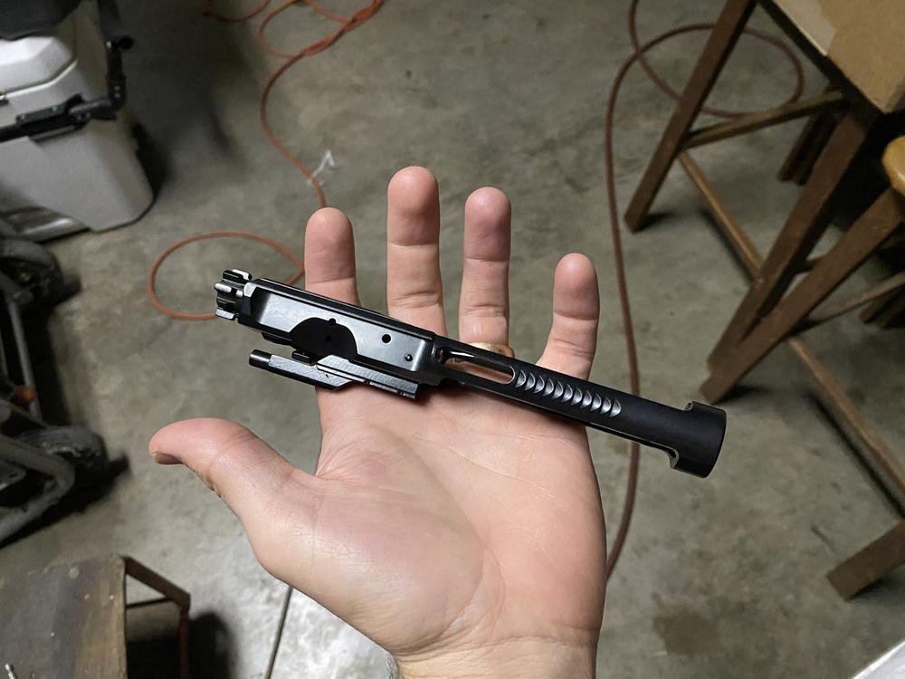 NBS Lightweight .223/5.56 Bolt Carrier Group - Black Nitride - Customer Photo From Spencer Speed