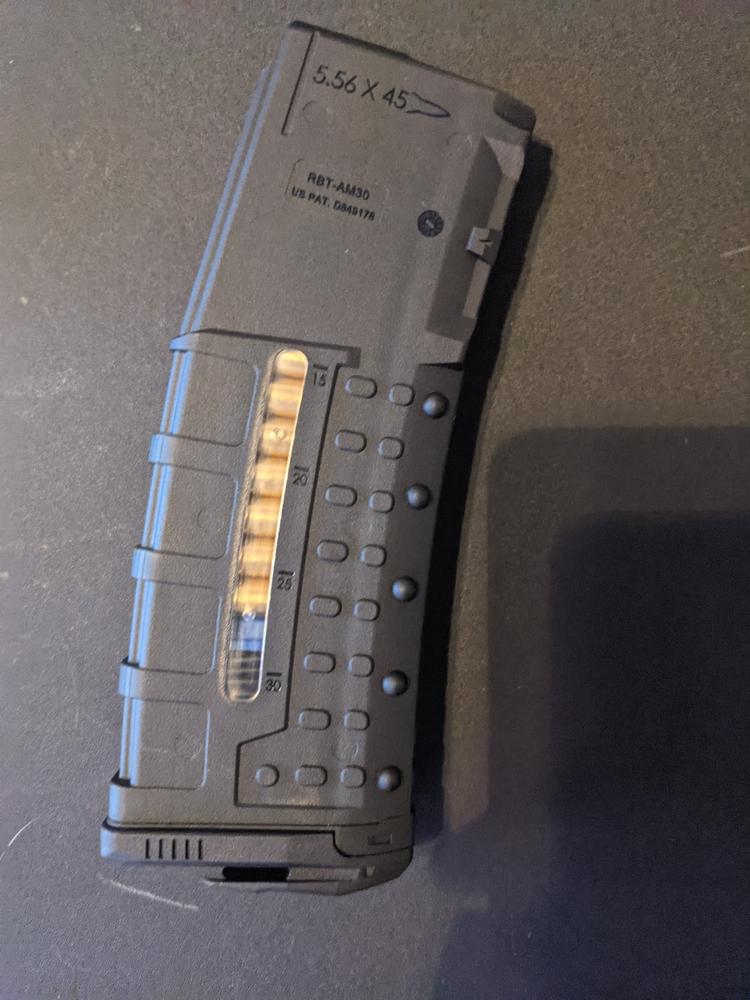 Leapers UTG 30-Round Windowed Polymer AR-15 Magazine - Customer Photo From Cory Martin