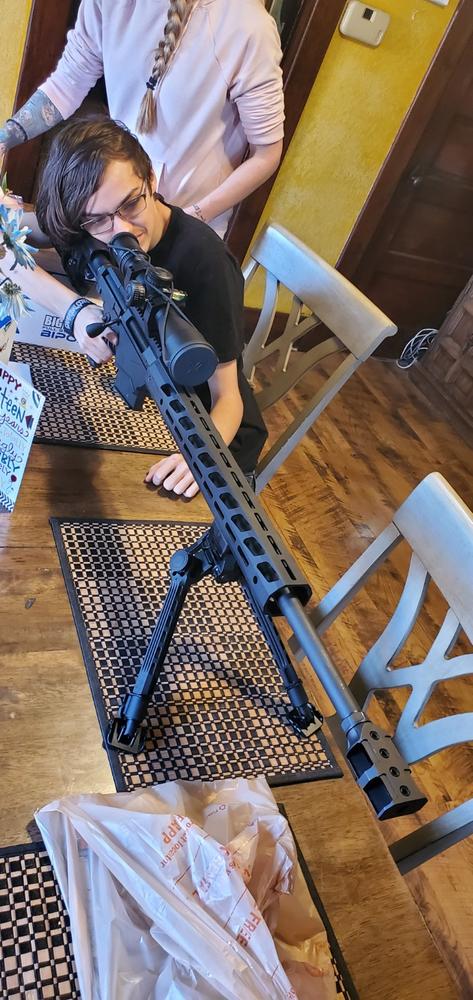 Leapers UTG Big Bore Stability Picatinny Bipod - 9" To 14" - Customer Photo From Carl Nagy