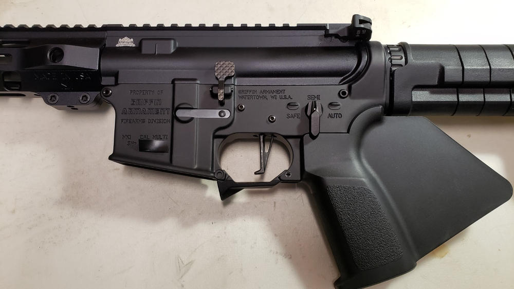 Griffin Armament MK1 Forged AR-15 Stripped Lower Receiver - Customer Photo From Eliot Kaagan