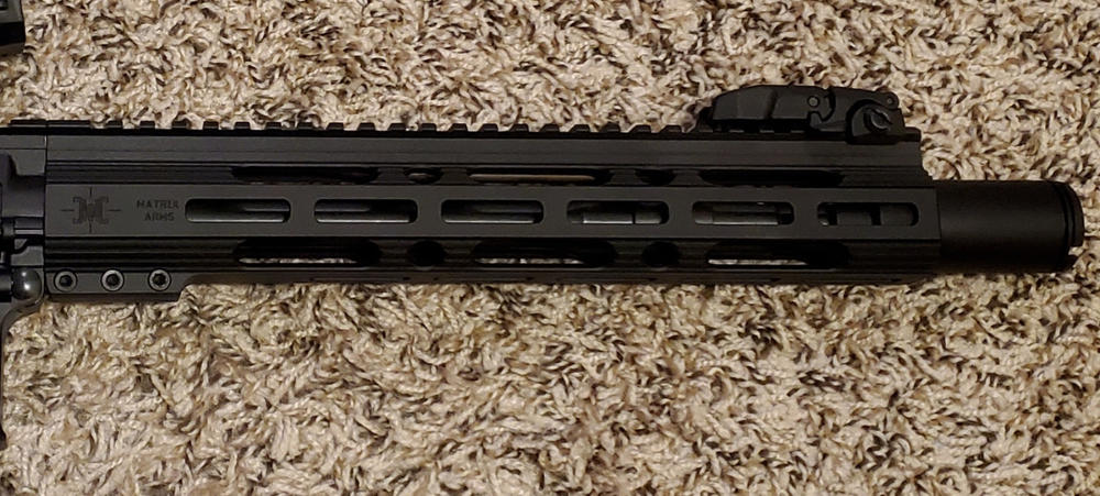 Matrix Arms Foxtrot AR-15 M-LOK Free Float Handguard - Black - 11" - Customer Photo From Anthony Hedgpeth