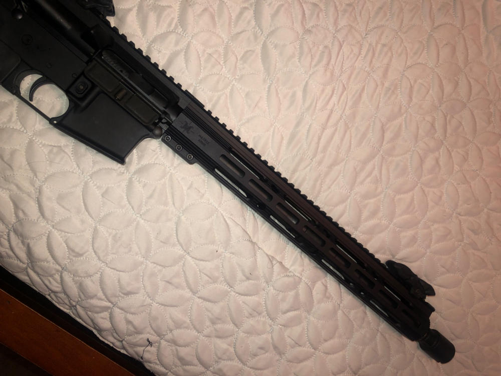 Matrix Arms Foxtrot AR-15 M-LOK Free Float Handguard - Black - 15" - Customer Photo From Patrick Appleby