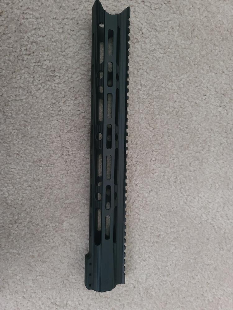 Matrix Arms Charlie M-LOK Free Float Handguard - Black - 15" - Customer Photo From Kevin Scheel