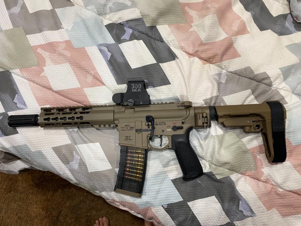 Law Tactical AR Folding Stock Adapter Gen 3-M - OEM - FDE - Customer Photo From Brady Wolfe