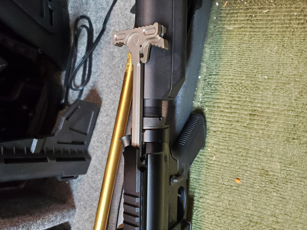 Fortis Hammer AR-10 Charging Handle 7.62/.308 - Grey - Customer Photo From Jeffrey Gallaway