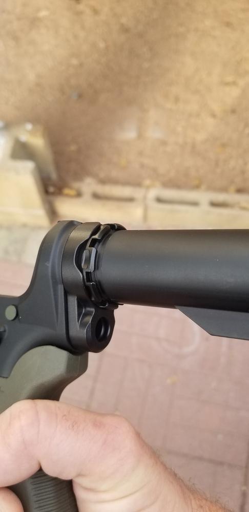 Fortis LE Lightweight Enhanced AR15 End Plate System - K1 - Castle Nut (Tapered) - Black - Customer Photo From BRUCE WATERMAN JR