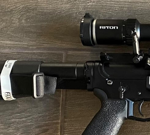 Fortis LE Lightweight Enhanced AR-15 End Plate System - K2 - Castle Nut - Black - Customer Photo From Mark Cockeram