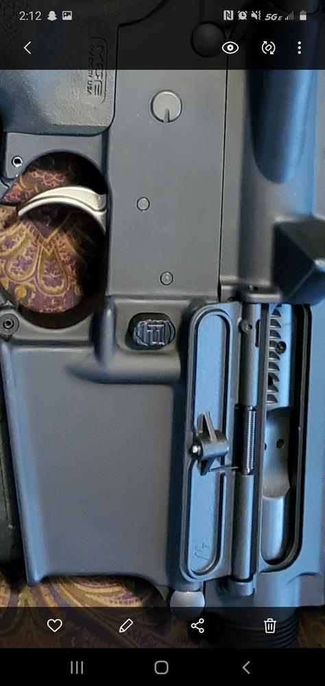 Fortis Magazine Release Button Only - Customer Photo From Frank G