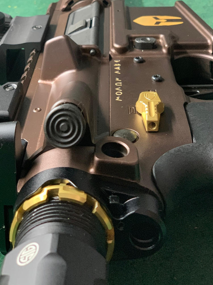 Fortis SS FIFTY Safety Selector 50 & 90 Degree - Gold - Customer Photo From Carlos Yepez