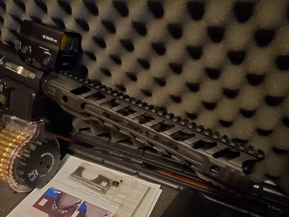 Fortis Night Rail 5.56 M-LOK Handguard - Black - 12" - Customer Photo From Mark Sigmon