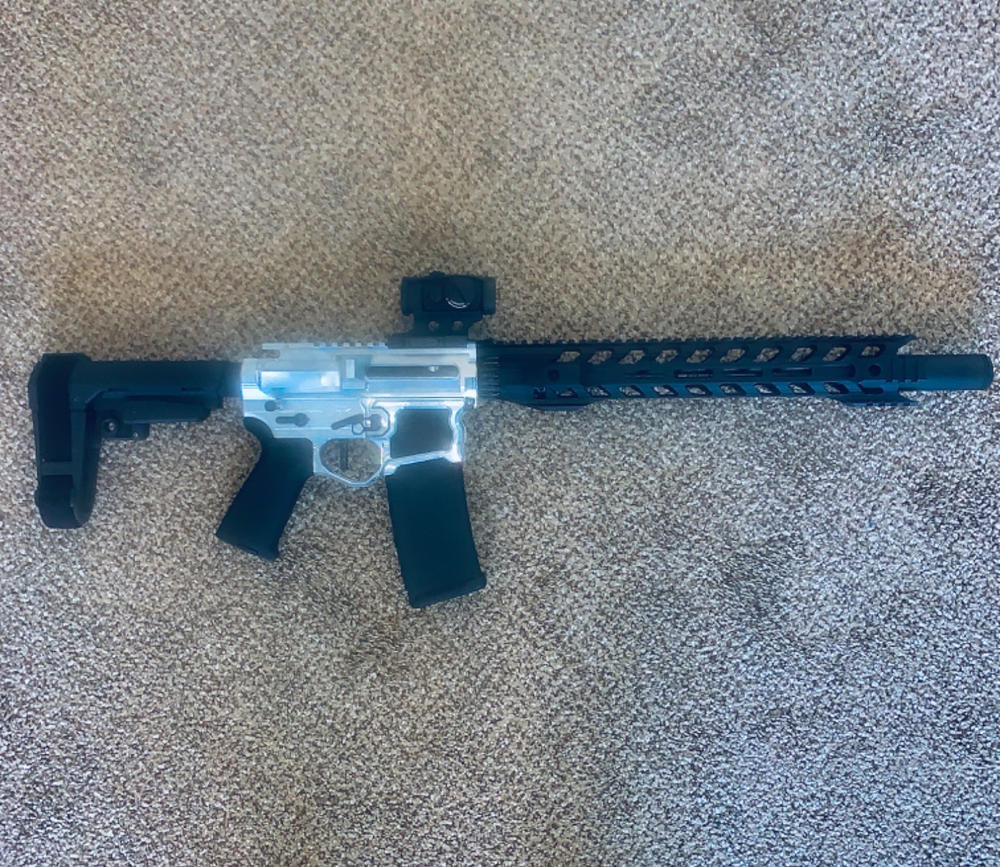 Fortis Night Rail 5.56 M-LOK Handguard - Black - 14" - Customer Photo From George Sheppard