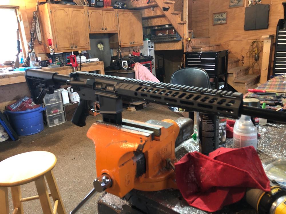 Fortis Night Rail 5.56 M-LOK Handguard - Black - 14" - Customer Photo From Cody Stansfield