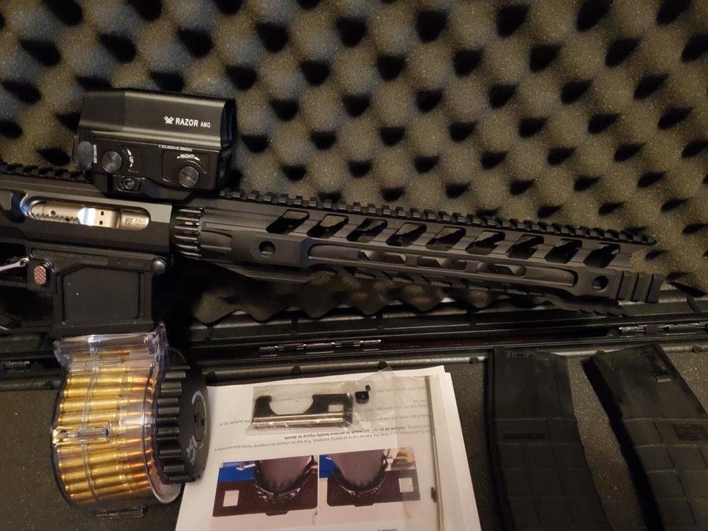 Fortis Night Rail 5.56 M-LOK Handguard - Black - 12" - Customer Photo From Mark Sigmon