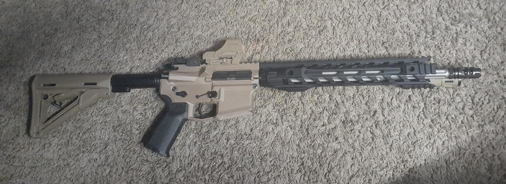 Fortis Night Rail 5.56 M-LOK Handguard - Black - 12" - Customer Photo From Jesse Nye