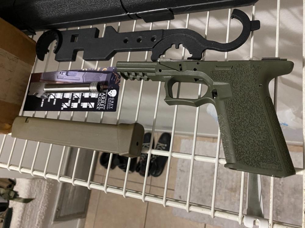 Glock G17 33-Round High Capacity 9mm Magazine - OD Green - Customer Photo From Daniel Brito