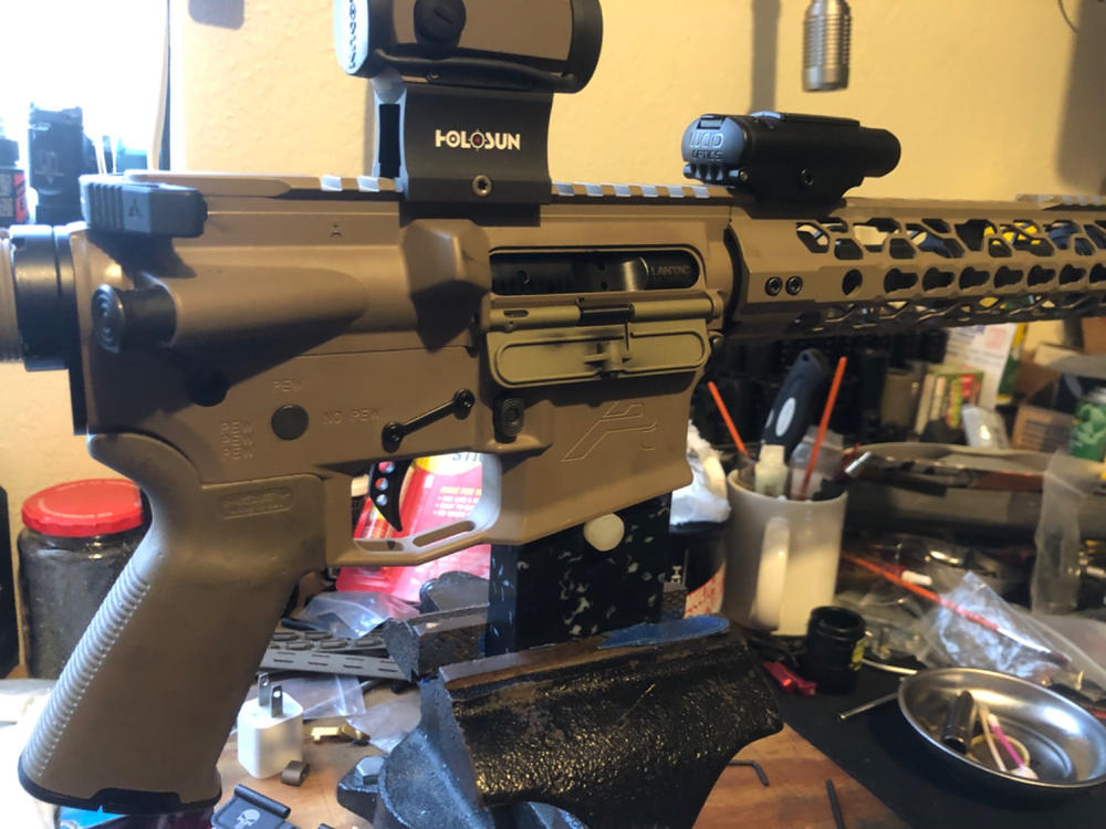 Aero Precision M4E1 MOE Lower Parts Kit Minus FCG - Black - Customer Photo From Harley Lavine