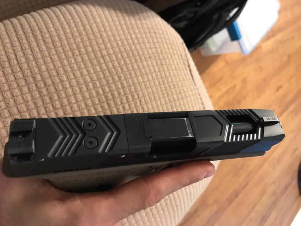 NBS Black Nitride Glock 19 9mm Barrel - Customer Photo From Matthew Gampp