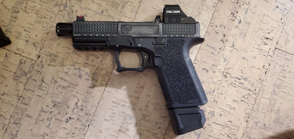 NBS Black Nitride Glock 19 9mm Barrel - Threaded - Customer Photo From Matthew Ziegenhagen