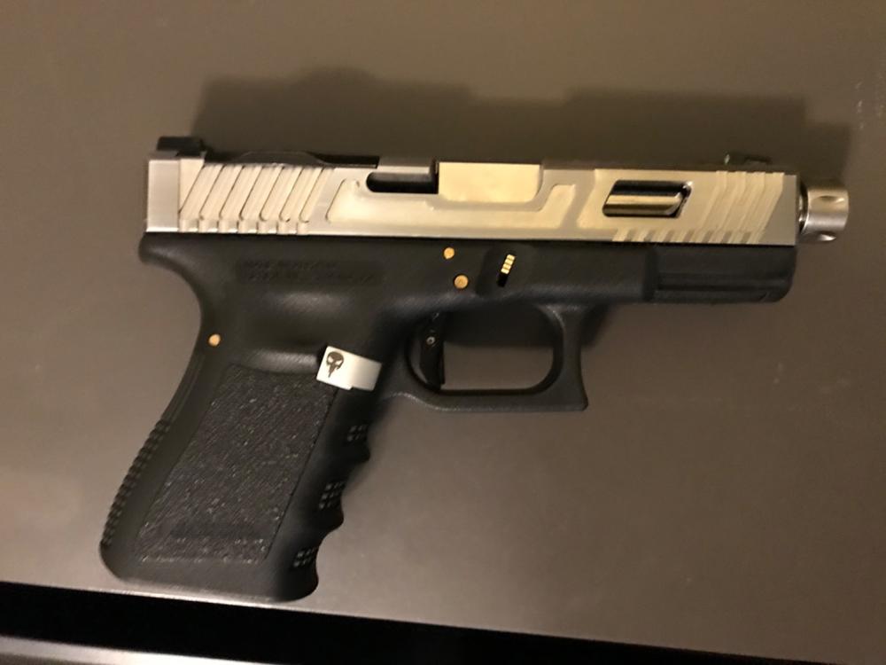 NBS Stainless Glock 19 9mm Barrel - Threaded - Customer Photo From Carroll Chedester III