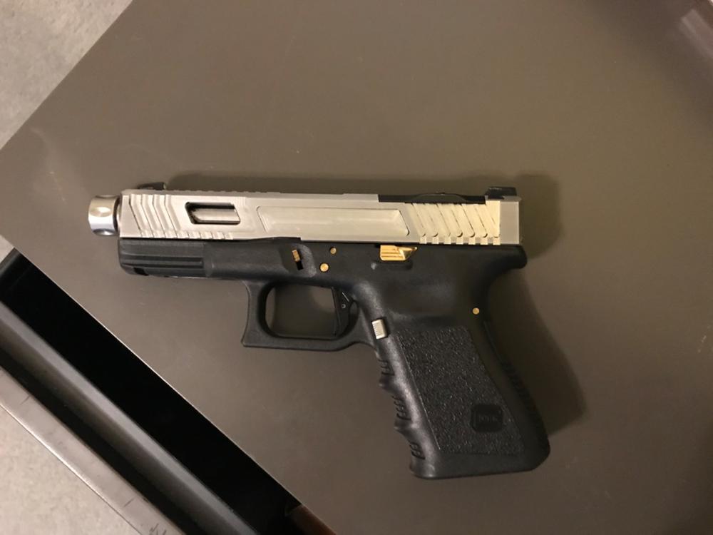 NBS Stainless Glock 19 9mm Barrel - Threaded - Customer Photo From Carroll Chedester III