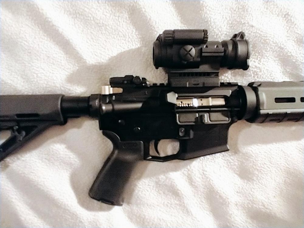 Aero Precision M4E1 Carbine Complete Lower Receiver w/ A2 Grip, No Stock - Anodized Black - Customer Photo From Jeremy Bohannon