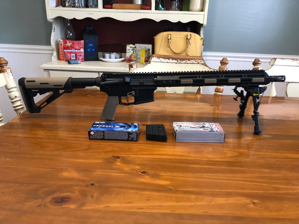 Aero Precision M4E1 Carbine Complete Lower Receiver w/ A2 Grip, No Stock - Anodized Black - Customer Photo From Brian Sunnenberg