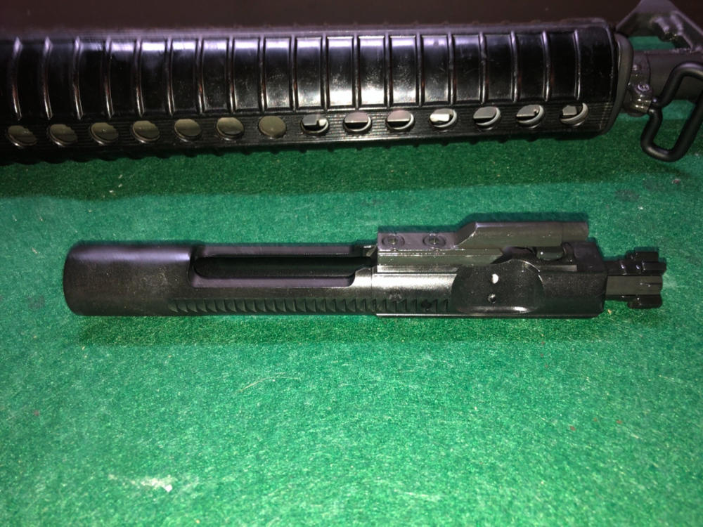 Aero Precision 5.56 Bolt Carrier Group, No Logo - Phosphate - Customer Photo From Jacob Brummund