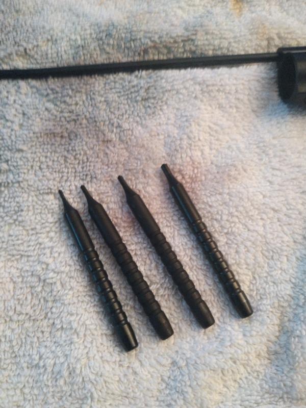 Dirty Bird 4 Piece Roll Pin Finish Punch Set - Hardened - Customer Photo From David Ross