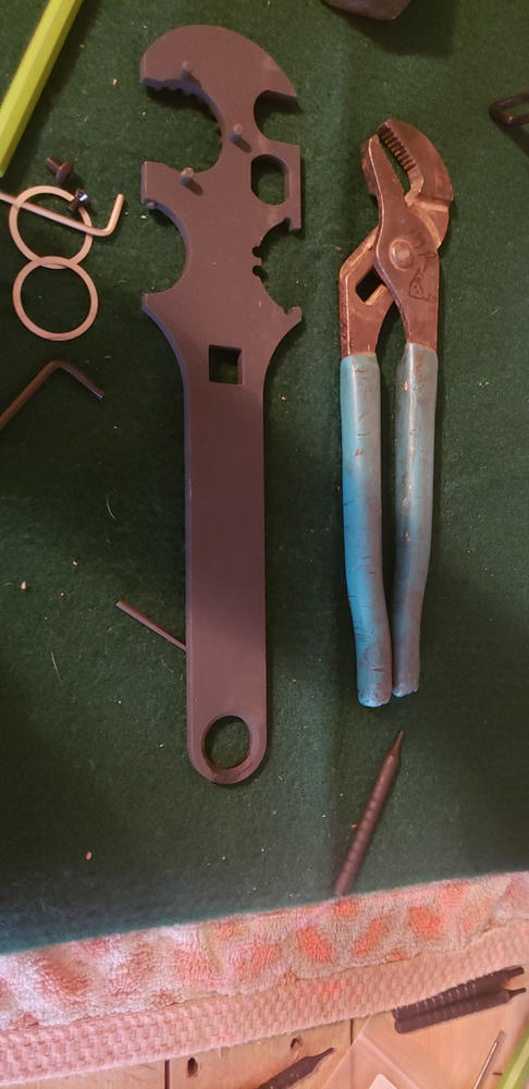 Dirty Bird 4 Piece Roll Pin Finish Punch Set - Hardened - Customer Photo From matt riemer