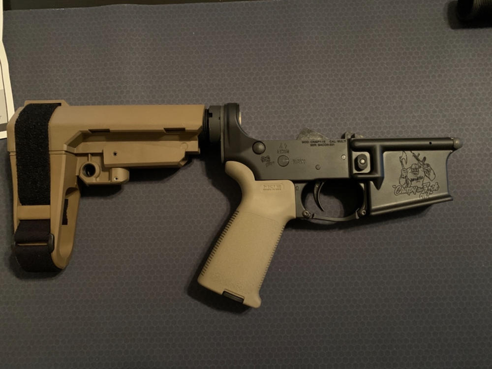 Aero Precision M4E1 MOE Lower Parts Kit - FDE - Customer Photo From Adam LaFollette