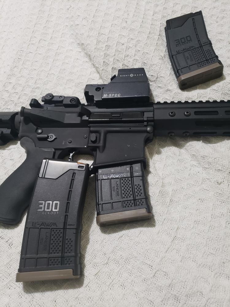 Lancer L5AWM 300BLK 20RD Magazine - Black - Customer Photo From Scott Kovalik