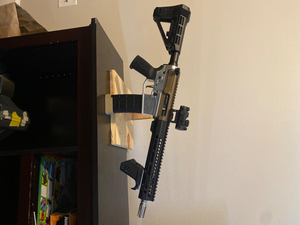 10.5" 5.56 NATO 1:7 Twist 4150V Black Nitride Carbine Barrel - Customer Photo From Garrick Franetich