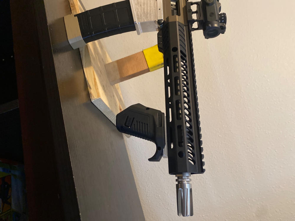 10.5" 5.56 NATO 1:7 Twist 4150V Black Nitride Carbine Barrel - Customer Photo From Garrick Franetich