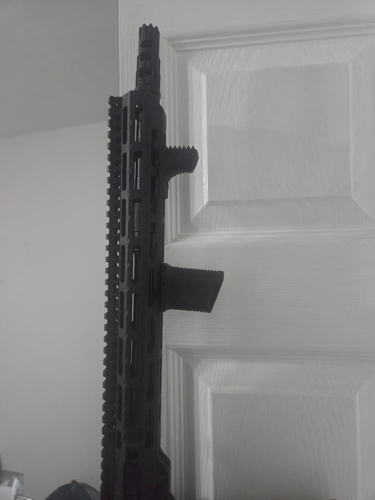 Strike Industries AR-15 Angled Grip w/ Cable Management - Customer Photo From Armed firefighter